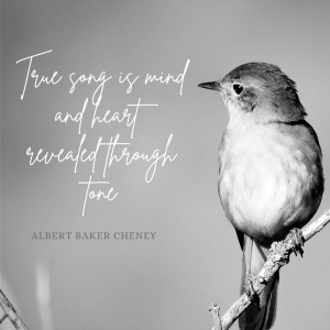 True song is mind and heart revealed through tone